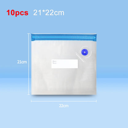 Portable Electric Vacuum Sealer Pump with Reusable BPA-Free Zipper Vacuum Bags – Handheld Food Storage Sealing Kit