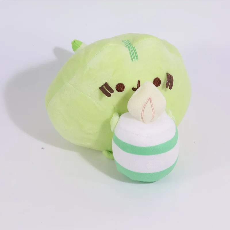 Pusheen Kawaii Cat Plush Toy - Cute Donut, Unicorn, Ice Cream, Pizza, and Cake Stuffed Animal for Gifts and Room Decor