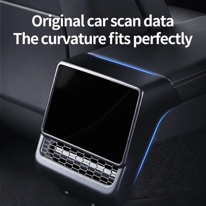 Tesla Model 3/Y Rear Center Console Vent Cover - Dust-Proof Car Interior Accessory