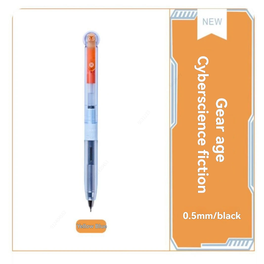 Rotating Gears Gel Pen - Cute Creative Smooth Grip Pen for School & Office