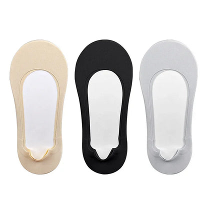 Women’s Boat Socks for Plantar Fasciitis – Shock Absorbing Insoles, Invisible Non-Slip Shoe Pads