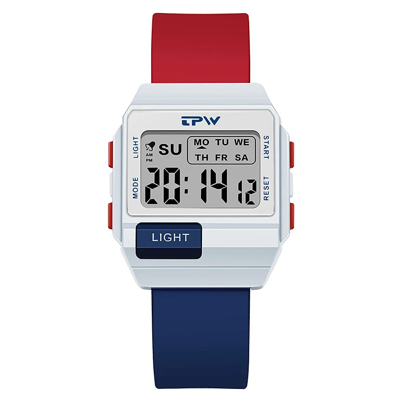 TPW 36mm Digital Watch for Women & Teens - Water-Resistant Midsize Wristwatch