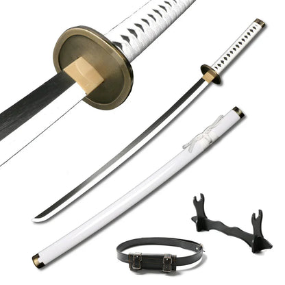 3-Piece Roronoa Zoro Katana Set – 104cm Handmade Anime Cosplay Swords (Shusui, Enma, Kitetsu) with Free Holder & Belt