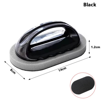 Magic Emery Sponge Cleaning Brush - Rust Removal Eraser Tool with Handle for Kitchen, Bathroom and Household Cleaning
