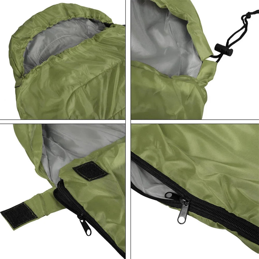 Ultralight Camping Sleeping Bag - Waterproof, 4-Season Warm Envelope for Backpacking, Outdoor Traveling & Hiking