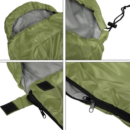 Ultralight Camping Sleeping Bag - Waterproof, 4-Season Warm Envelope for Backpacking, Outdoor Traveling & Hiking