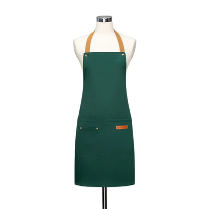 Waterproof Halter Apron – Unisex Kitchen Apron for Men & Women, Salon, Barbecue, Cleaning, Nail, and Roast Mandiles