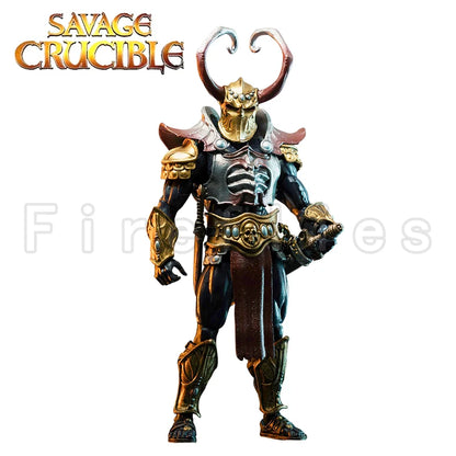 1/12 7-Inch Savage Crucible Action Figure — Harbinger Studios Wave 2 Jaeger Nashom Krieger Whoman Barbarian Anime Collectible Gift