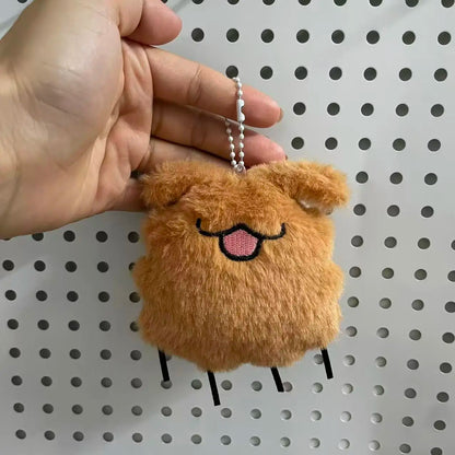 Hollow Knight Silk Song Plush Keychain – Homemade Flea Dog Doll with Vocal Feature, Cute Gift Collection