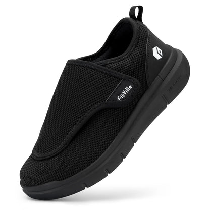 FitVille Extra Wide Women’s Diabetic Walking Shoes – Adjustable Orthopedic Shoes for Swollen Feet, Elderly & Foot Pain Relief