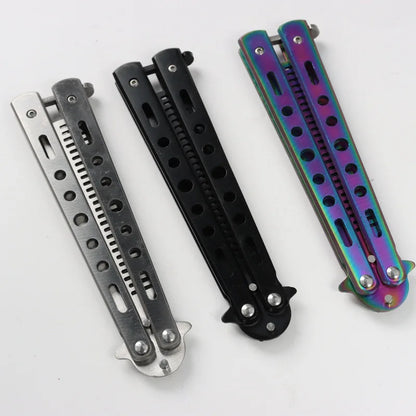 Butterfly Folding Comb for Men - Portable Metal Tip Comb, Convenient Carry Design