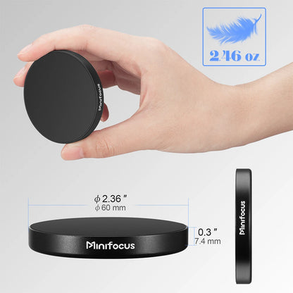 Magnetic Phone Holder for MagSafe with 1/4'' & 3/8'' Arri Holes Tripod Mount Adapter - Compatible with iPhone, Samsung, Huawei, Xiaomi Smartphones