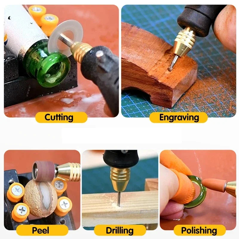 147/262PCS Rotary Tool Accessory Set for Dremel – Grinding, Polishing & Mini Drill Accessories Kit for Multi-Function Power Tool Use