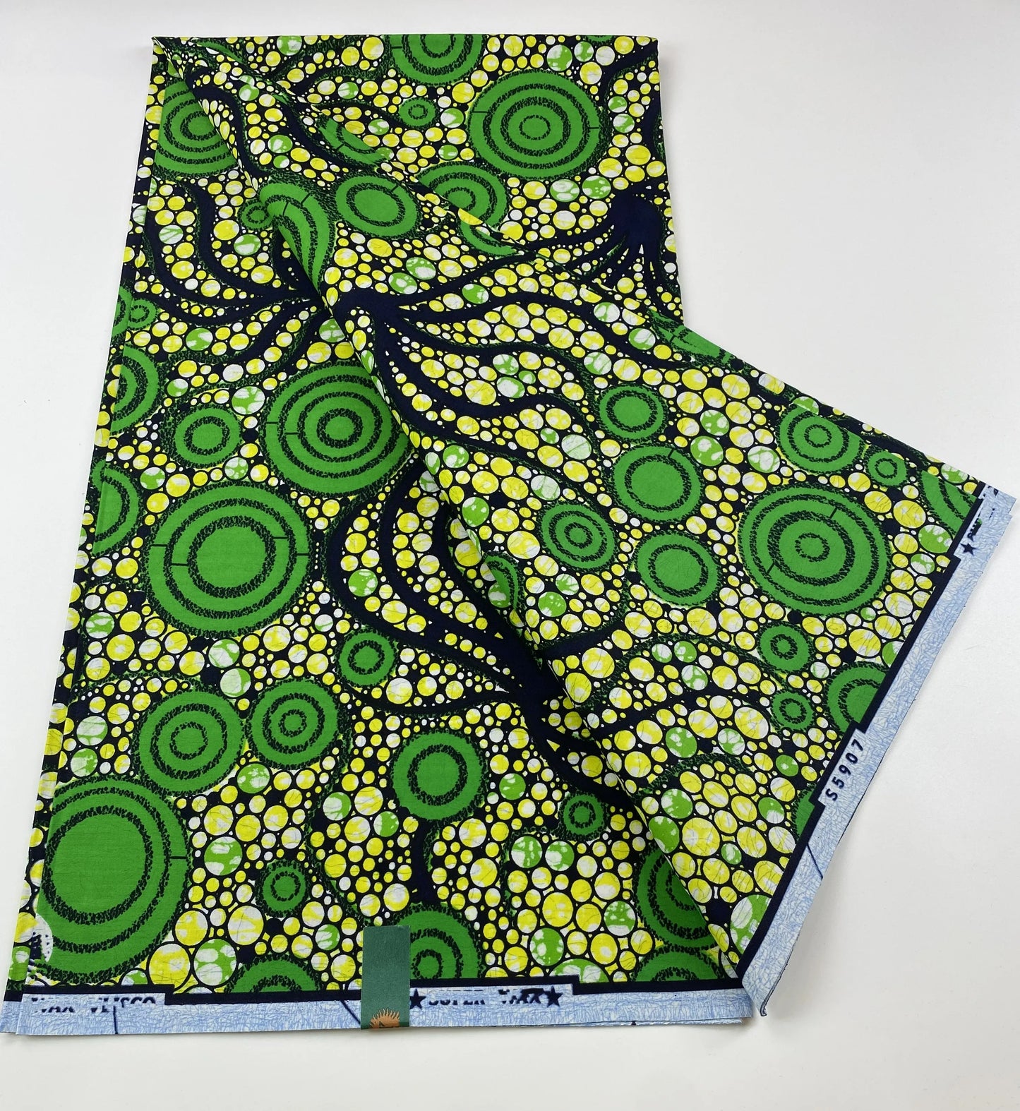 African Ankara Wax Print Fabric - 100% Cotton Soft Nigerian Real Wax Material for Women’s Party Dresses