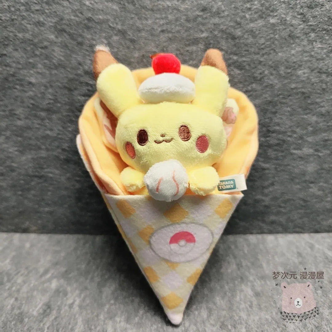 Kawaii Pokemon Plush Toys – Pikachu Pogaman Disassembly Pendant, Anime Character Dolls for Girls & Children, Christmas Gifts