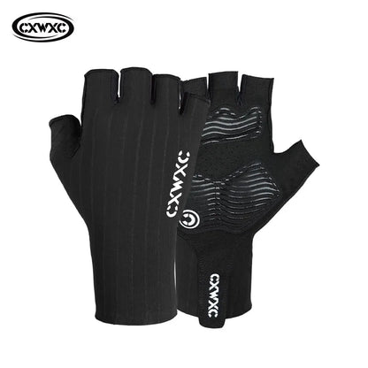 CXWXC Half Finger Cycling Gloves – Breathable, Anti-Slip Fitness Gloves with Extended Wrist Guard for Men & Women