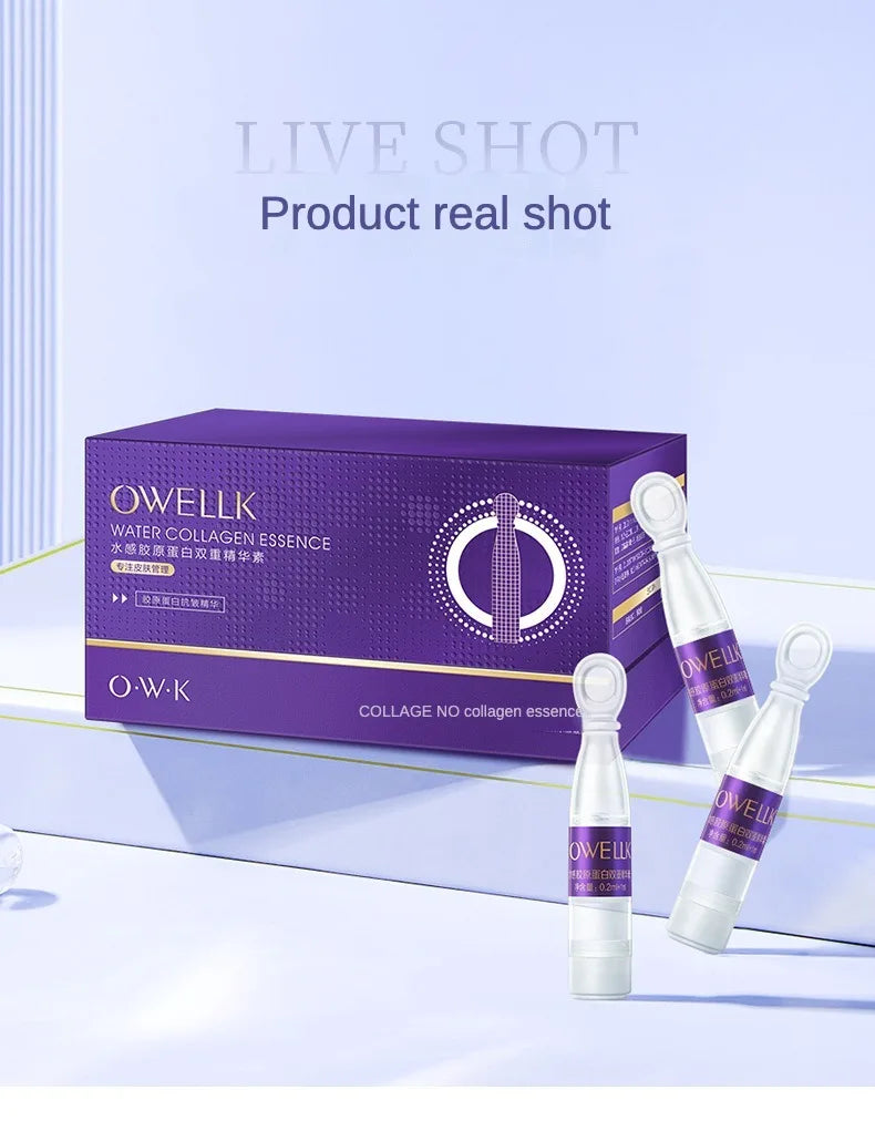 Collagen Ceramide Serum 30pcs – Hyaluronic Acid Anti-Aging Whitening Repair Skin Care Set