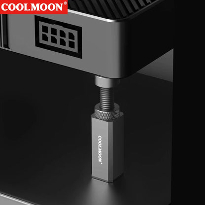 Adjustable Aluminum GPU Holder Bracket – Telescopic Rotating Graphics Card Support Stand for Desktop PC Case Anti-Sag Accessory