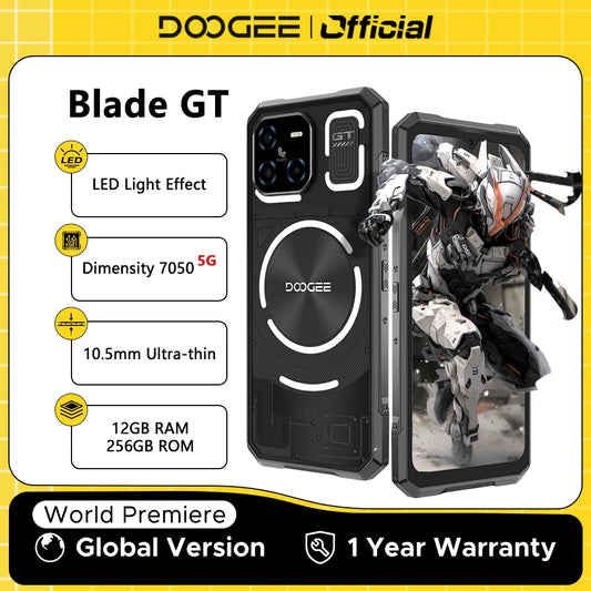 DOOGEE Blade GT Rugged Phone | 6.72'' FHD+, 120Hz LED Light, 12GB RAM, 256GB ROM, 5500mAh Battery, Android 14   2/2