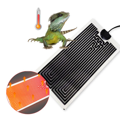 Adjustable 5-45W Reptile & Plant Heat Mat – Pet Heating Pad with Temperature Control