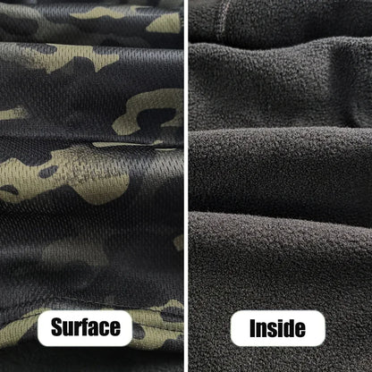 Winter Fleece Camouflage Balaclava – Warm Full Face Mask for Skiing, Cycling & Motorcycling, Cold-Proof Helmet Lining