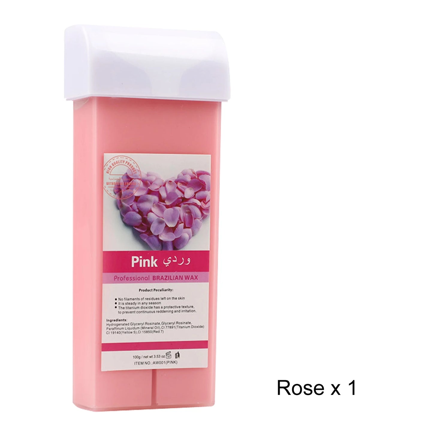 3 in 1 Roll-On Waxing Kit – Soft Wax Heater with Wax Cartridges & Strips for Hair Removal