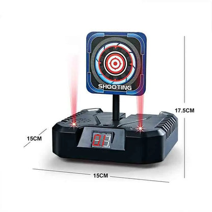 Electric Auto-Reset Nerf Gun Target with Sound & Light – High Precision Shooting Game for Kids