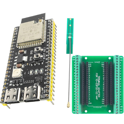 ESP32-S3 Development Board Kit – 2.4GHz WiFi & Bluetooth Module with Expansion Adapter, Type-C Interface (ESP32-S3-1 N8R2 N16R8 44-Pin)