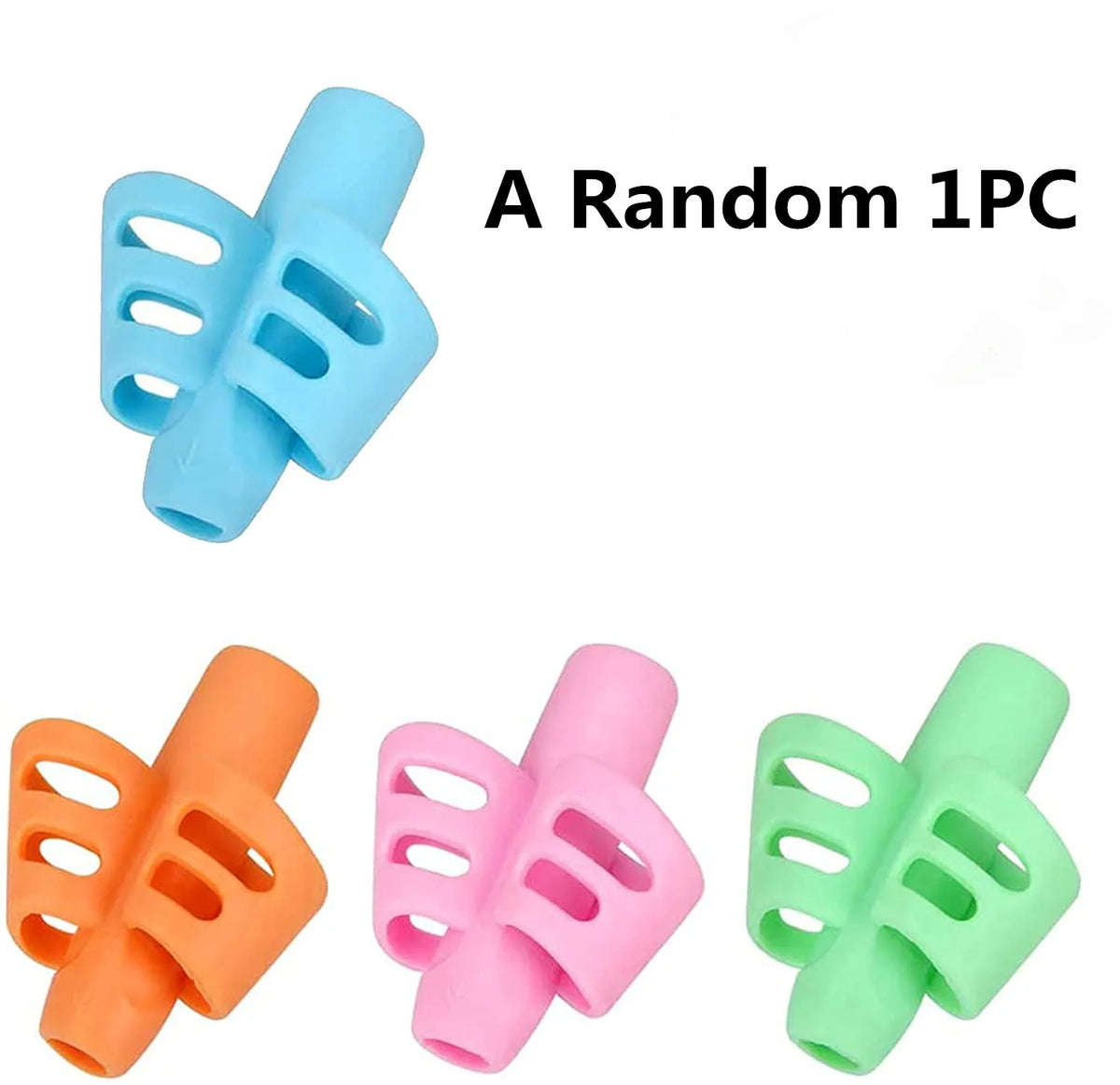 Children’s Silicone Pencil Grip - Writing Posture Corrector and Handwriting Aid for Students, 1 or 3 Pieces