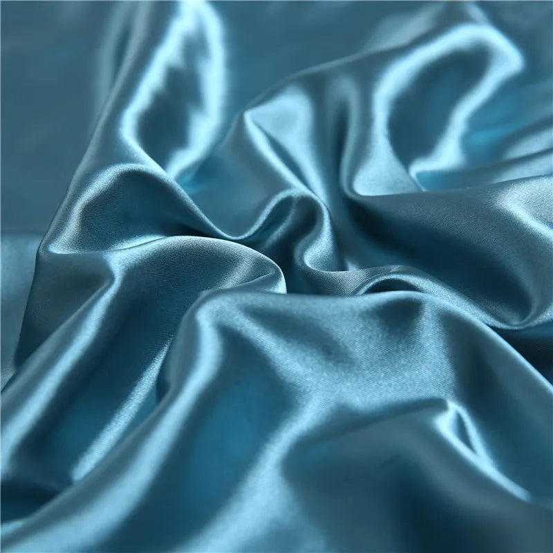 Silk Satin Pillowcase — Hair & Beauty Friendly Pillow Cover, Comfortable Home Decor for Standard/Queen, 1PC