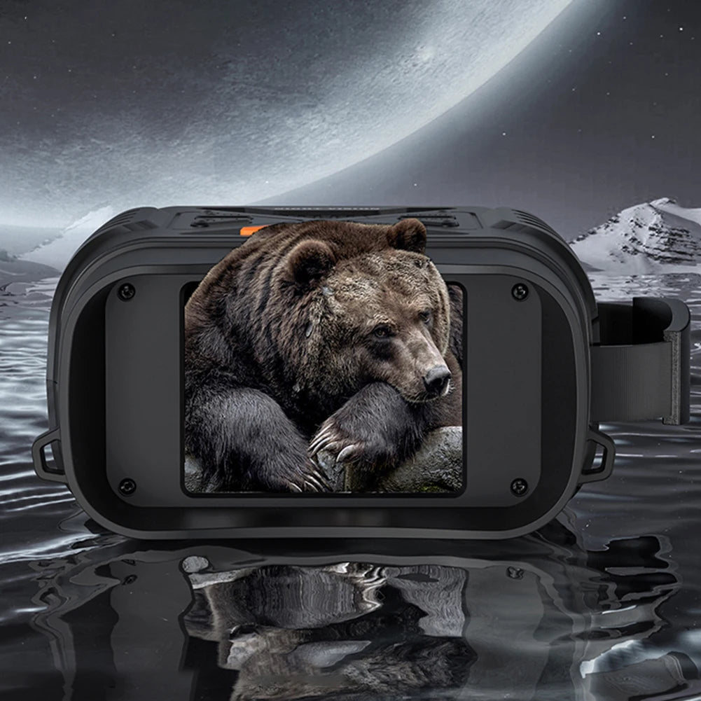 HD 1080P Infrared Binoculars | 10X Digital Zoom with 7 Gear Night Vision & 2000mAh Rechargeable Battery