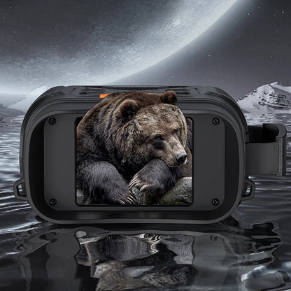 HD 1080P Infrared Binoculars | 10X Digital Zoom with 7 Gear Night Vision & 2000mAh Rechargeable Battery