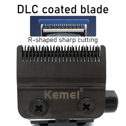 Kemei 2361 Professional Hair Clipper – 10000RPM Magnetic Motor, DLC Blade, Base Charger, Hair Trimmer for Men
