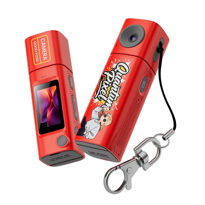 Lenovo G10 Mini Thumb Camera - 2K HD Wide-Angle Student Action Camera in Dopamine Colorway