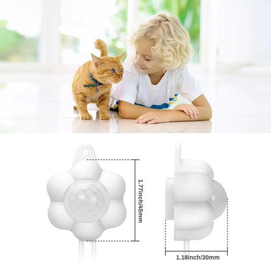 Automatic Pet Water Fountain - Motion Sensor Filter Dispenser with USB Power for Dogs & Cats