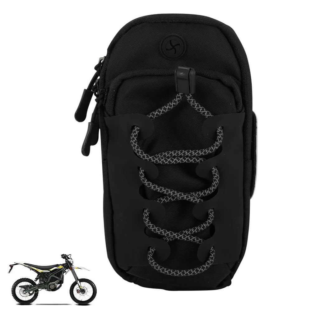 Universal Motorcycle Battery Cover Frame Bag - Front Storage Bag for Surron, E-Bikes & Electric Motorcycles