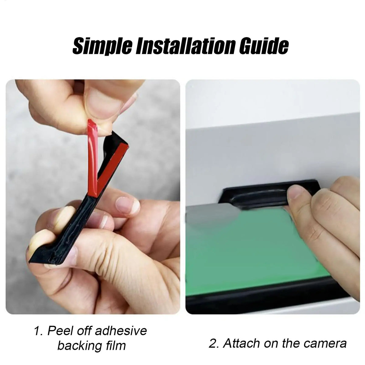 360° Rear Camera Cover - 2.8-Inch Rainproof & Dustproof Shield for Cars, Trucks, RVs, and Trailers
