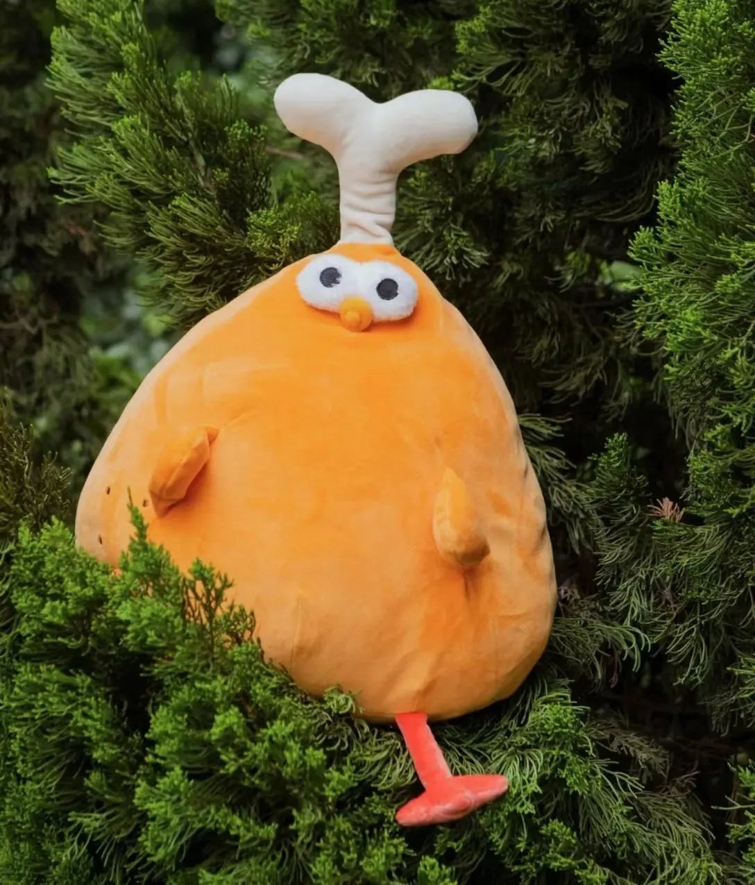 Chicken & Leg Plush Toy — Soft Gingerbread Chicken Doll for Kids & Birthday Gifts