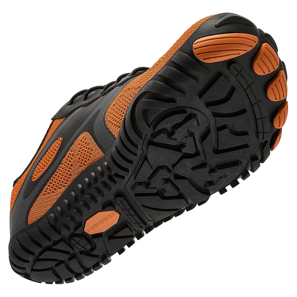 HOBIBEAR Unisex Barefoot Wide Toe Sneakers – Zero Drop Outdoor Running & Beach Walking Shoes with Elastic Band