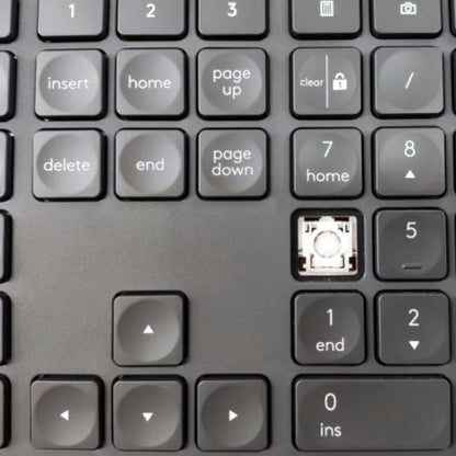 Logitech Craft MX Keys S Keyboard Replacement - Black & Gray Keycap and Hinge Repair Parts