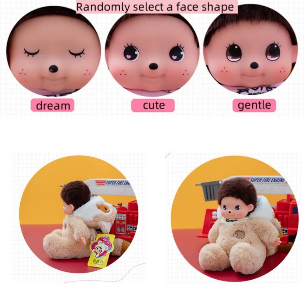 18cm Mochich Vinyl Plush Toy – Transformable Dolphin, Aries Bear & Crab with Removable Hat, Cute Gift for Kids & Lovers