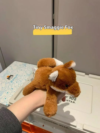 13cm Plush Mini Doll Set — Smaug Series Cat, Elephant, Rabbit, Monkey, Bear, Fox, Hippo & Dog Toys, Cute Birthday Gifts