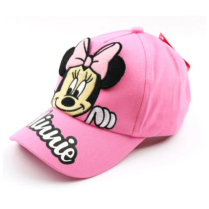 Disney Minnie Mouse Baby Hat – Embroidered Cotton Baseball Cap for Kids Boys & Girls, Sun Protection Outdoor Cap