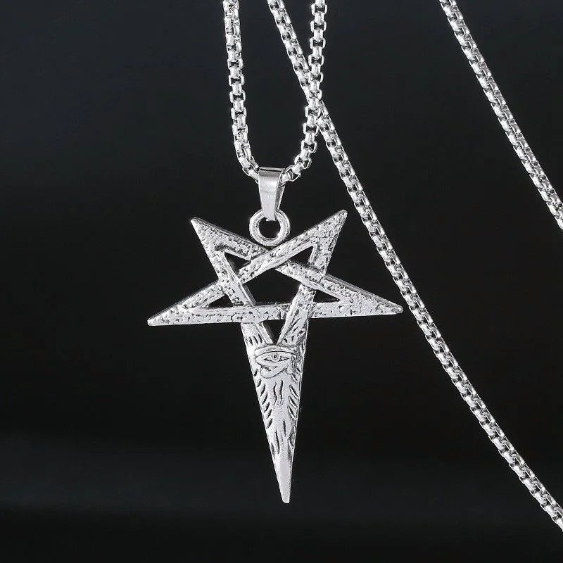 European & American Retro Gothic Cross Necklace – Unisex Hip-Hop Fashion Pendant for Men & Women, Street Style Trendsetter Jewelry Accessory