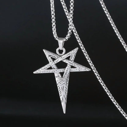 European & American Retro Gothic Cross Necklace – Unisex Hip-Hop Fashion Pendant for Men & Women, Street Style Trendsetter Jewelry Accessory