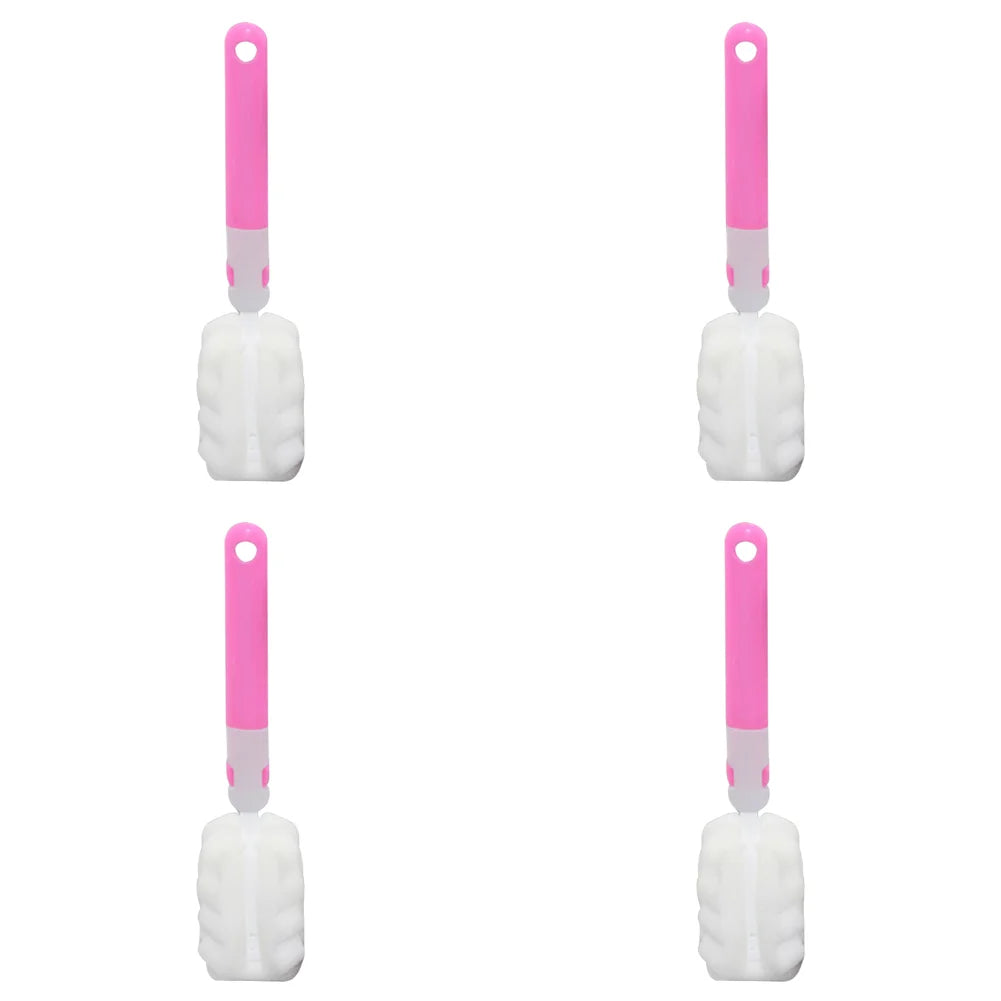 20/30cm Long Handle Bottle Cleaning Brush – Soft Sponge Cleaner for Water Bottles, Glass Cups & Vacuum Flasks Washing Tool