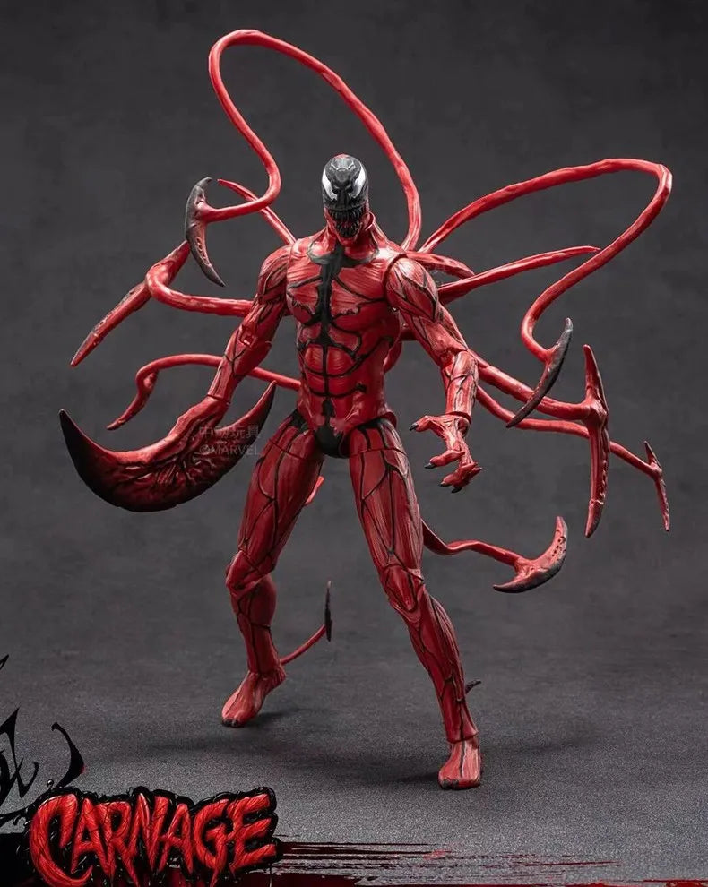 ZD Toys Venom and Carnage Action Figures - Boxed Collection, Adult Collectible Figures, Kids Toy