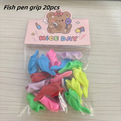 Children’s Silicone Pencil Grip - Writing Posture Corrector and Handwriting Aid for Students, 1 or 3 Pieces
