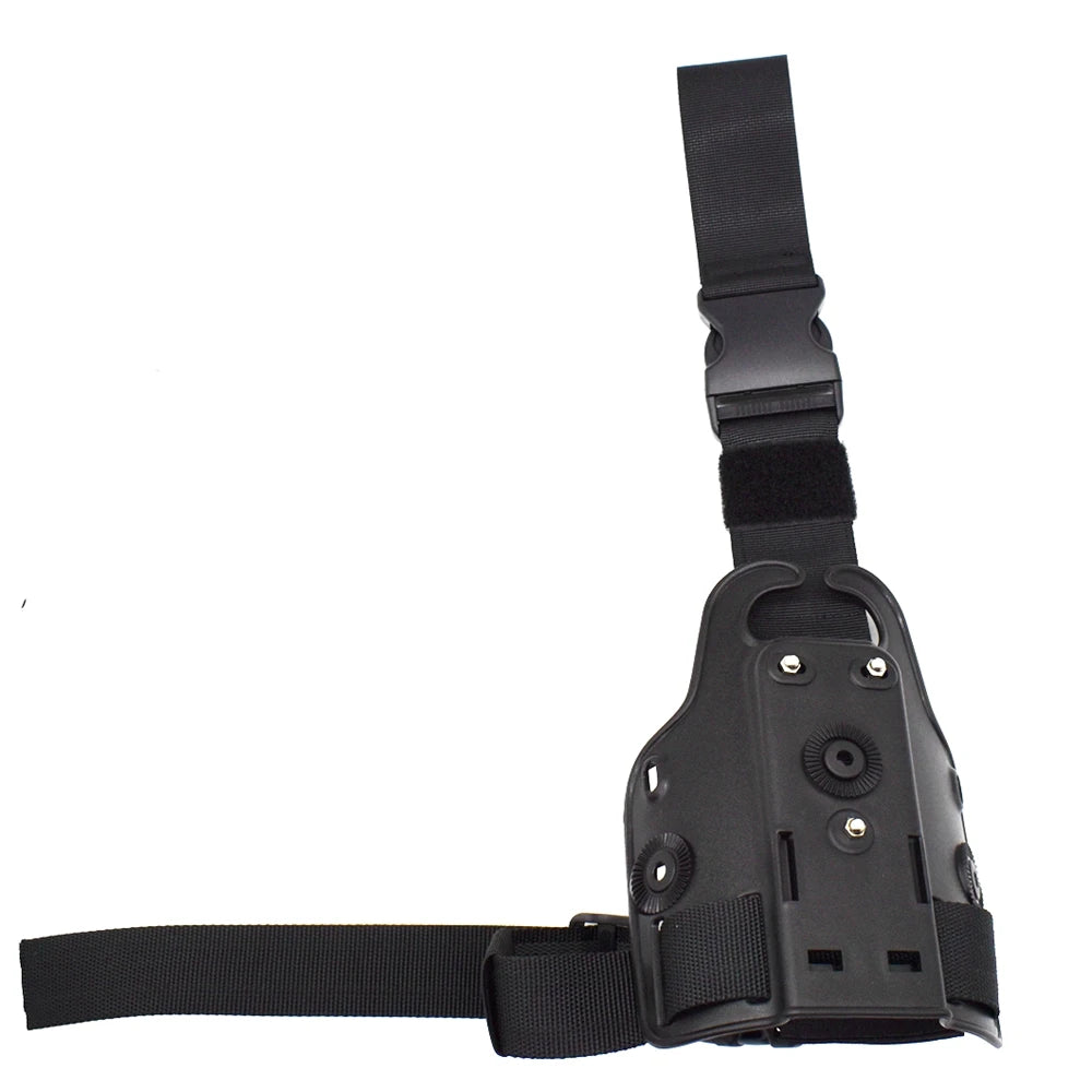 Airsoft Tactical Drop Leg Platform - Thigh Mount Holster Panel for Glock 17/19, Beretta 92/96, SIG P226, 1911