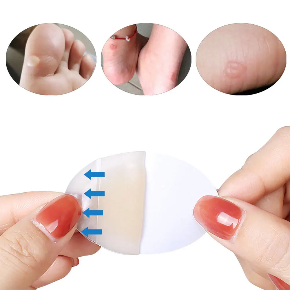 10/20PCS Hydrocolloid Foot Patches Heel Stickers | Anti-Wear Adhesive Bandages for Pain Relief & First Aid